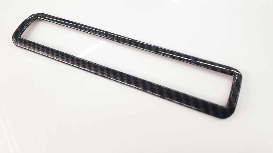 Окантовка блока кнопок Camry V70 карбон