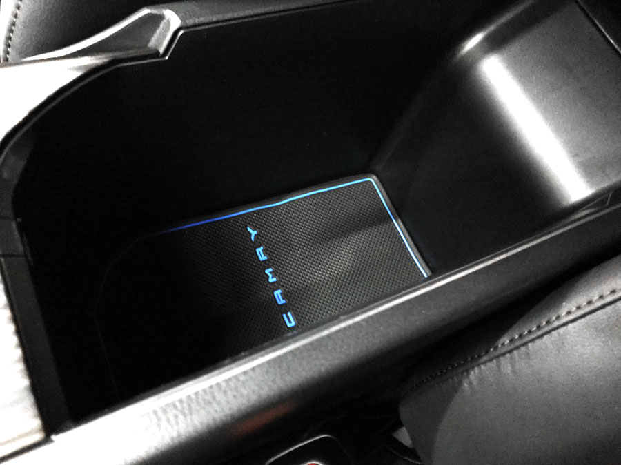 Набор ковриков в кармашки с синей окантовкой Camry V70