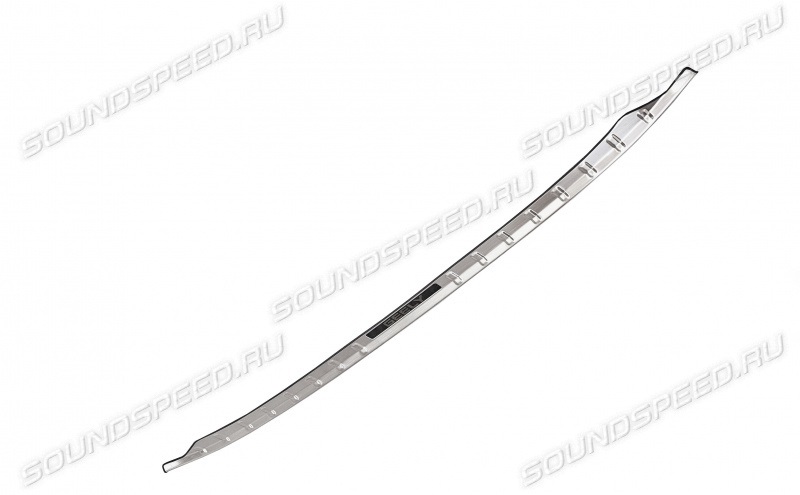 Накладка на внутреннюю часть багагажника Geely Monjaro серебро