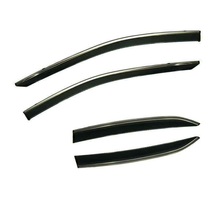 Дефлекторы окон с хром полосой нерж. ОЕМ V70